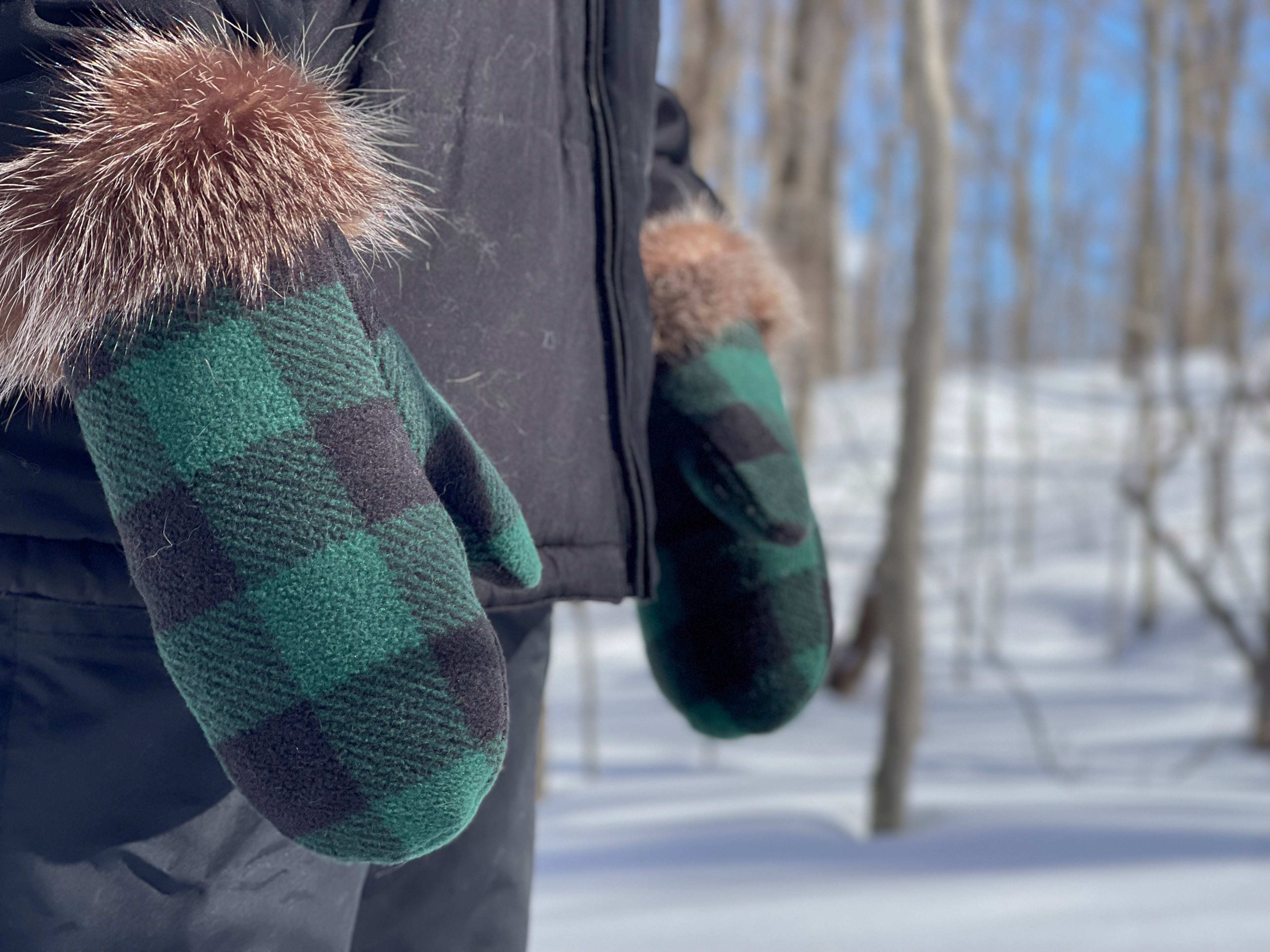 Moufle - Coton & raton laveur