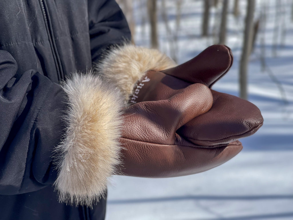 Moufle - Cuir & Renard