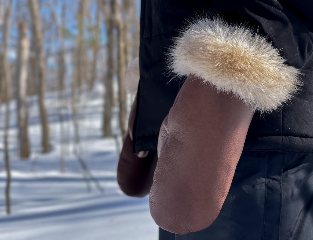 Moufle - Cuir & Renard