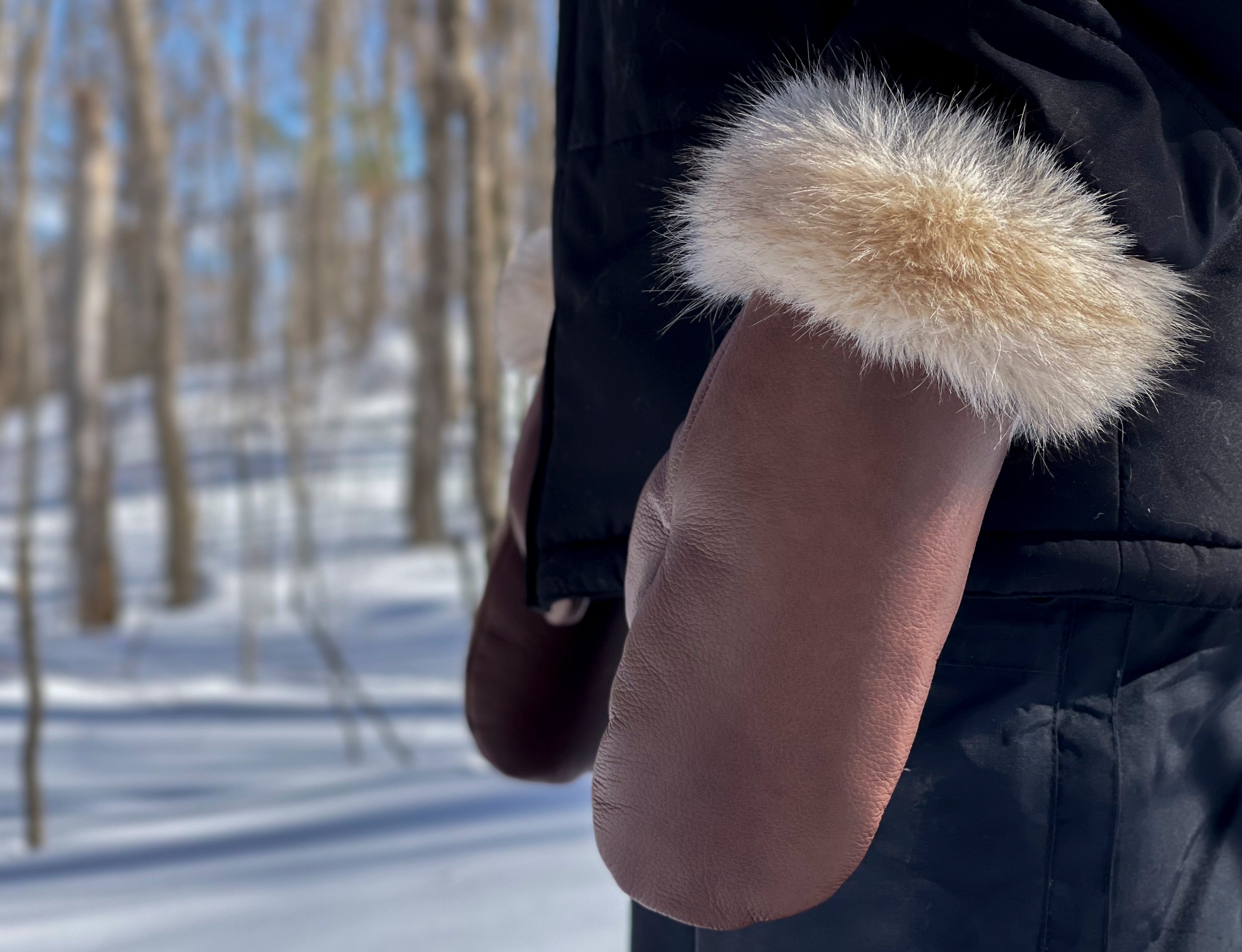 Moufle - Cuir & Renard