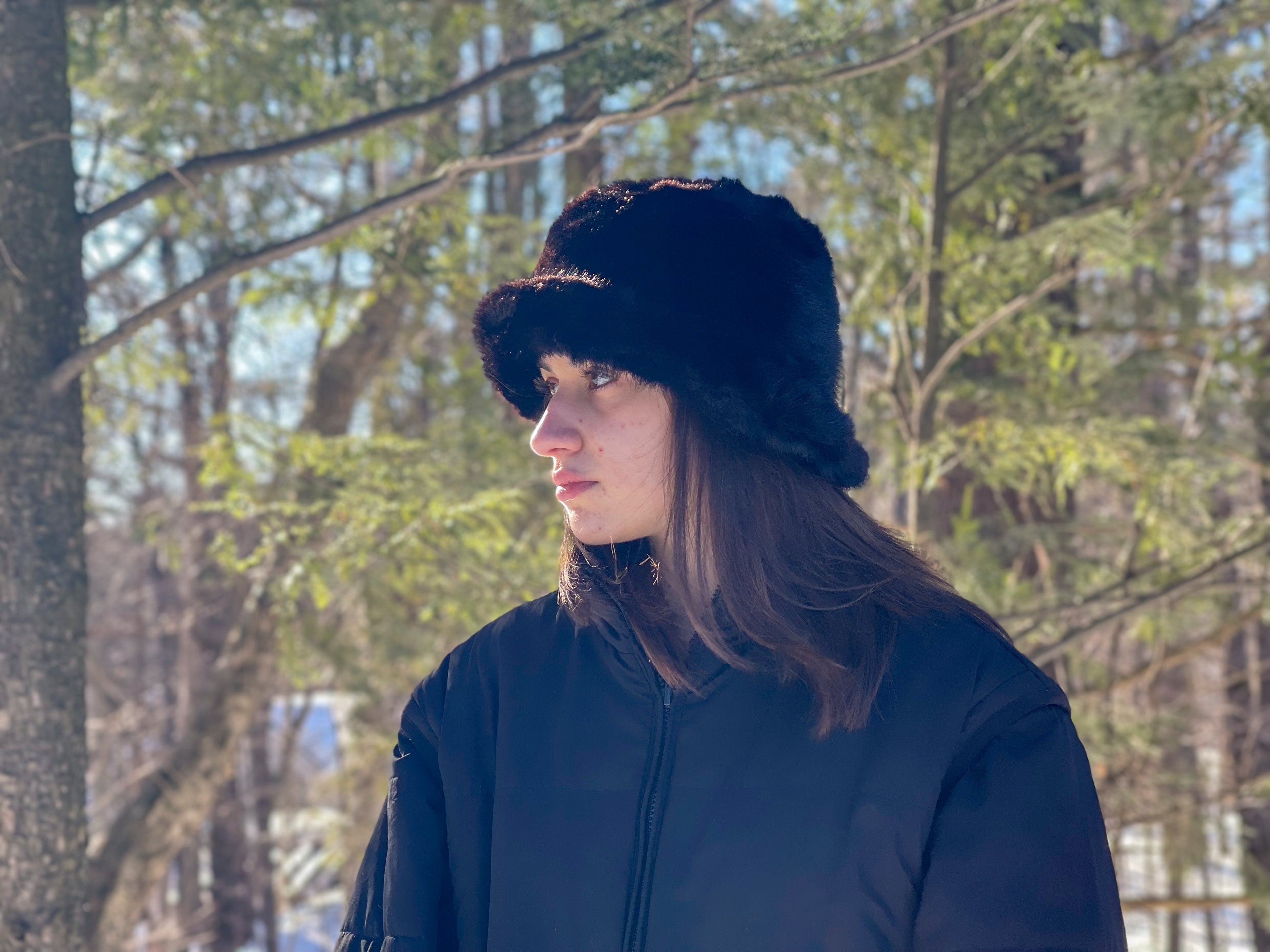Bucket Hat - Vison noir